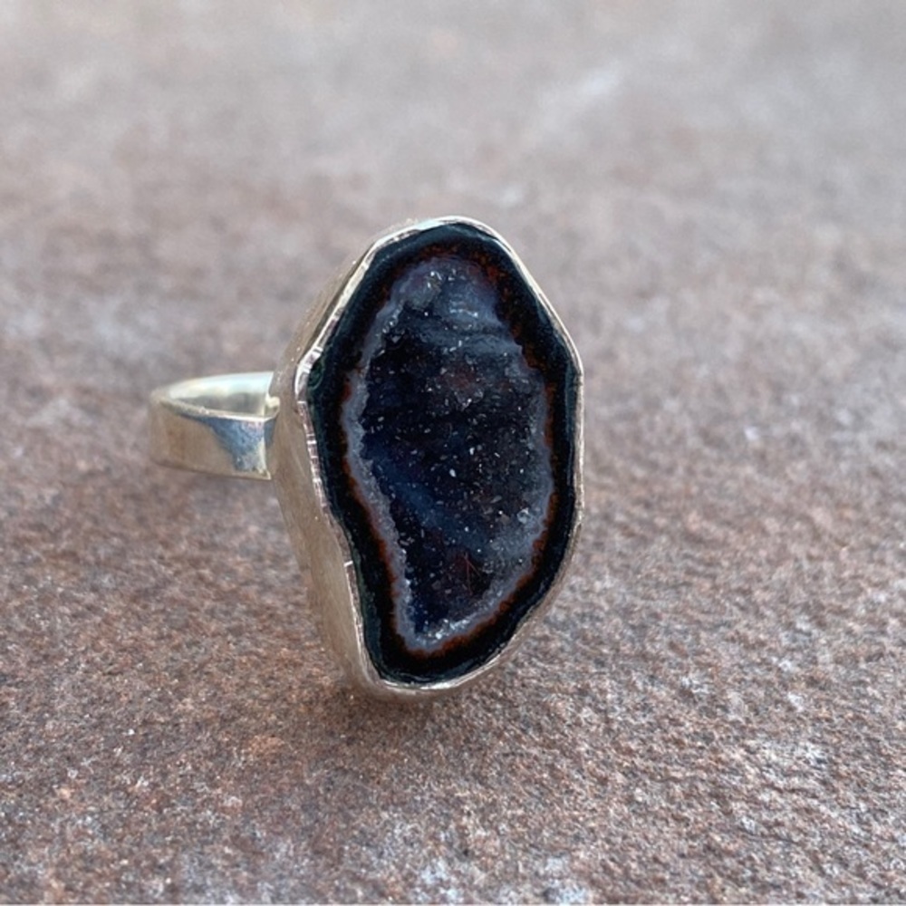 Geode Ring Size 7.5